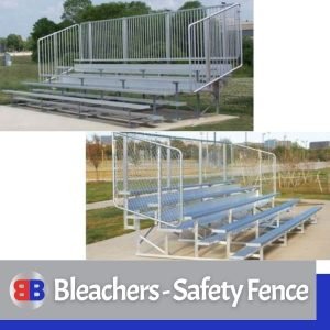 Bleachers With Safety Fence